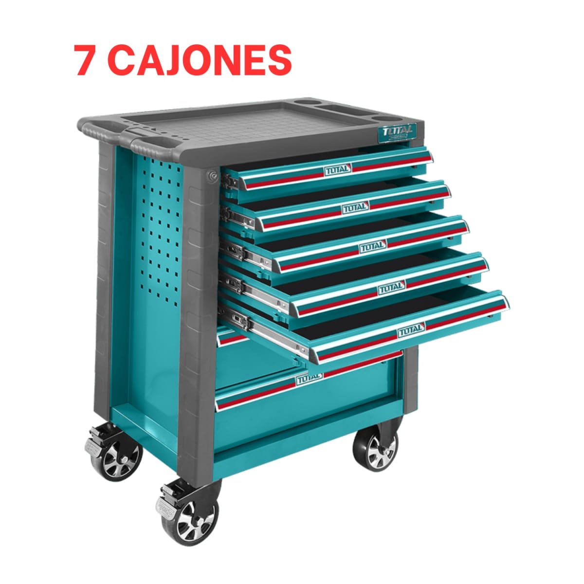 Gabinete para herramientas 7 cajones Total2