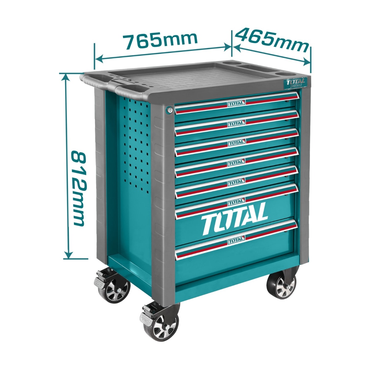 Gabinete para herramientas 7 cajones Total3