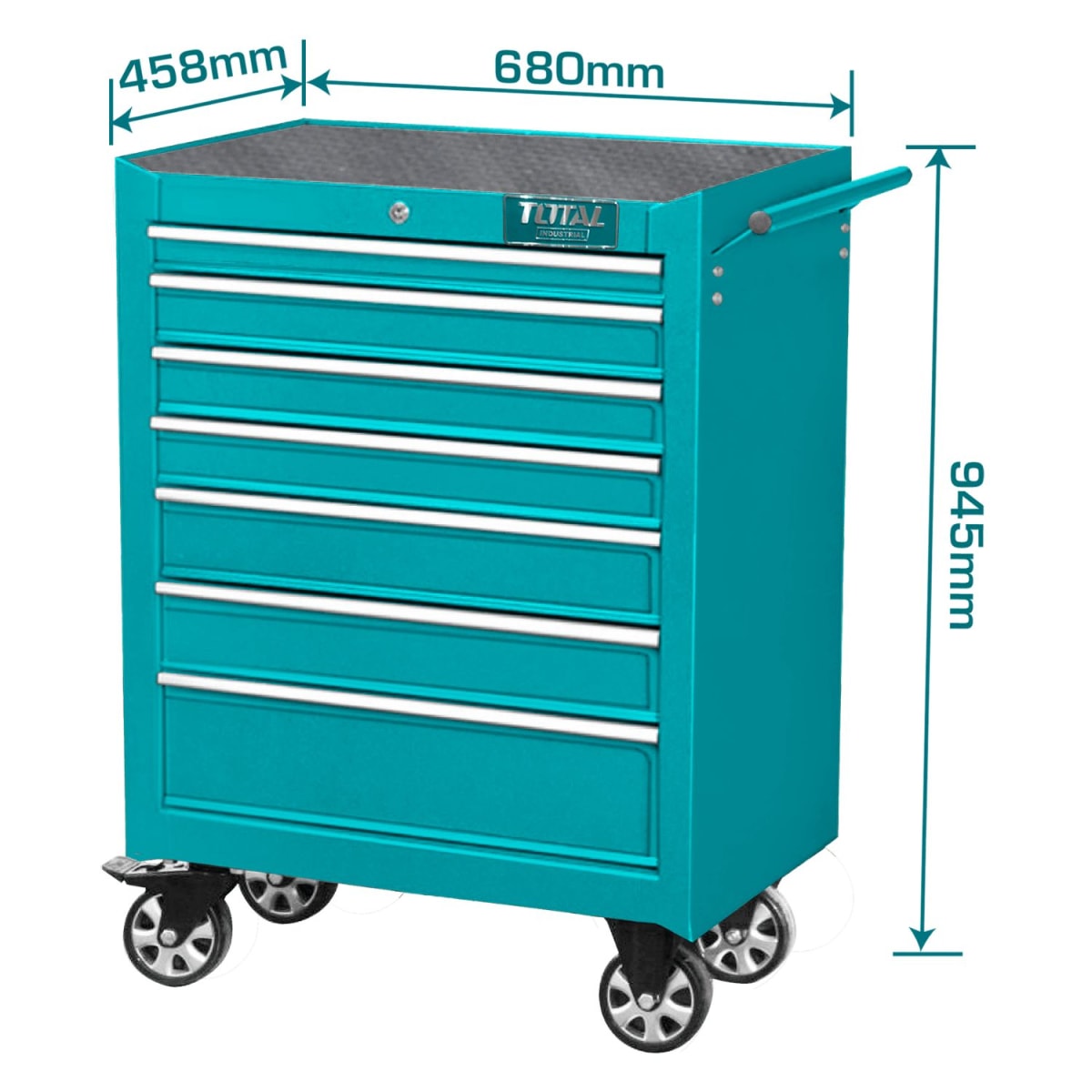 Carro Portaherramientas 7 cajones Metalico Total5