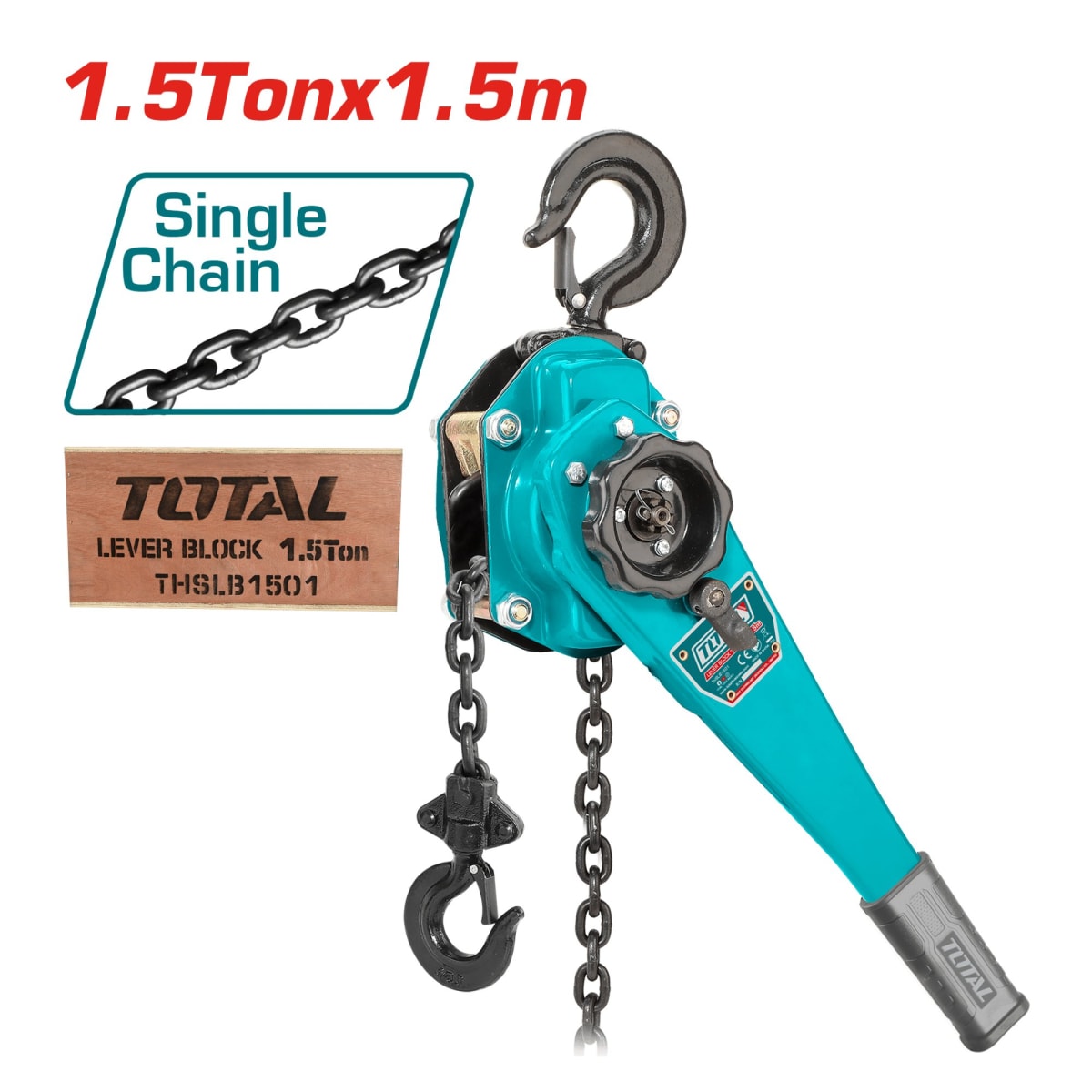 Tecle de cadena con palanca 1.5 toneladas Total2