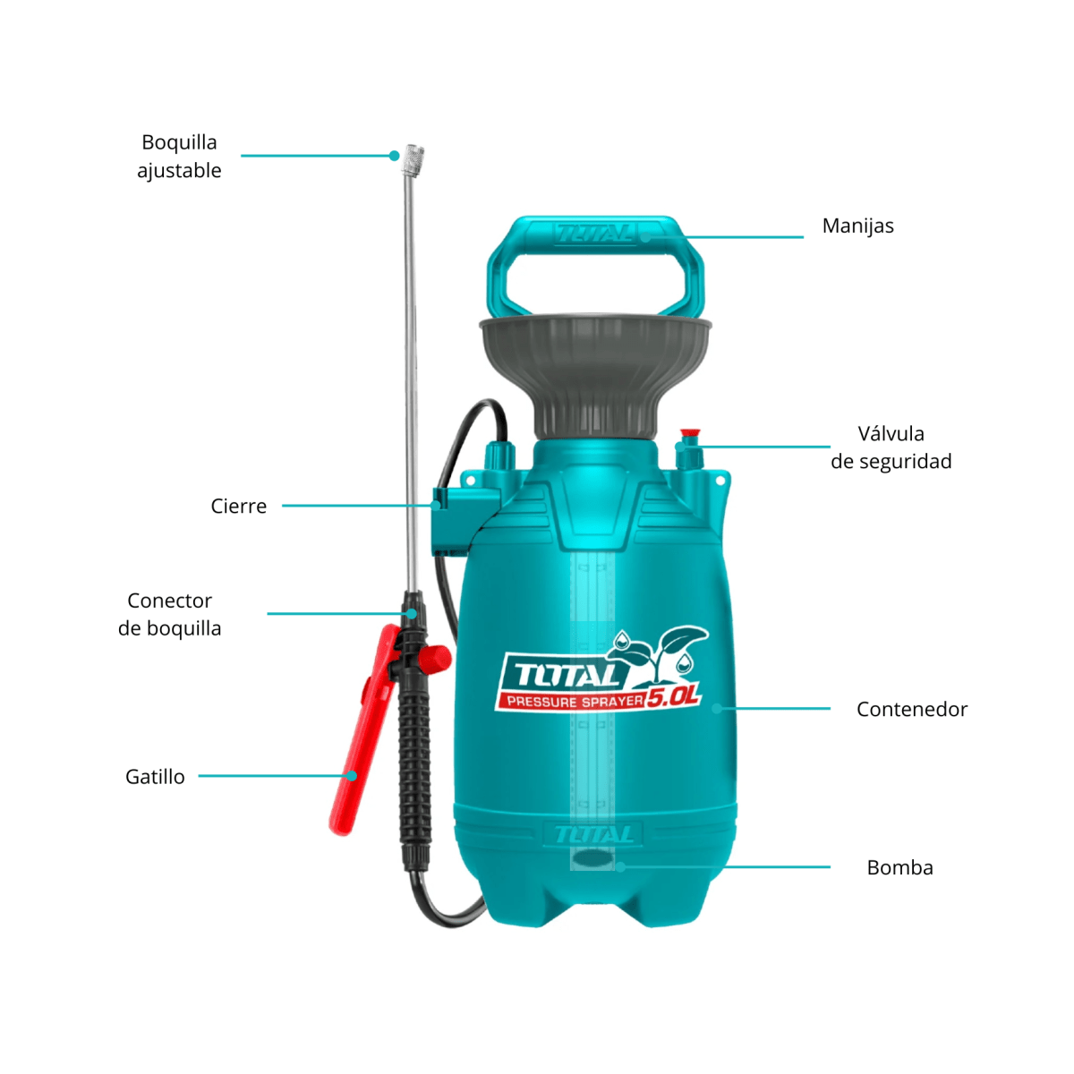 Fumigador 5 litros Total4