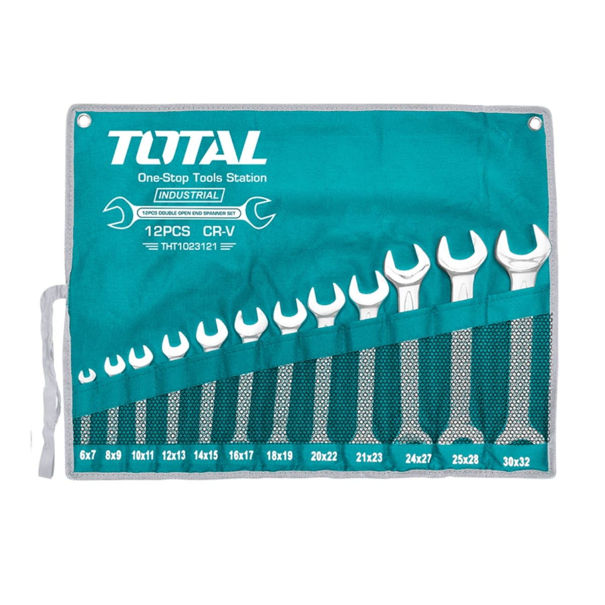 Set de Llaves Abiertas 6-32mm 12pcs Total1