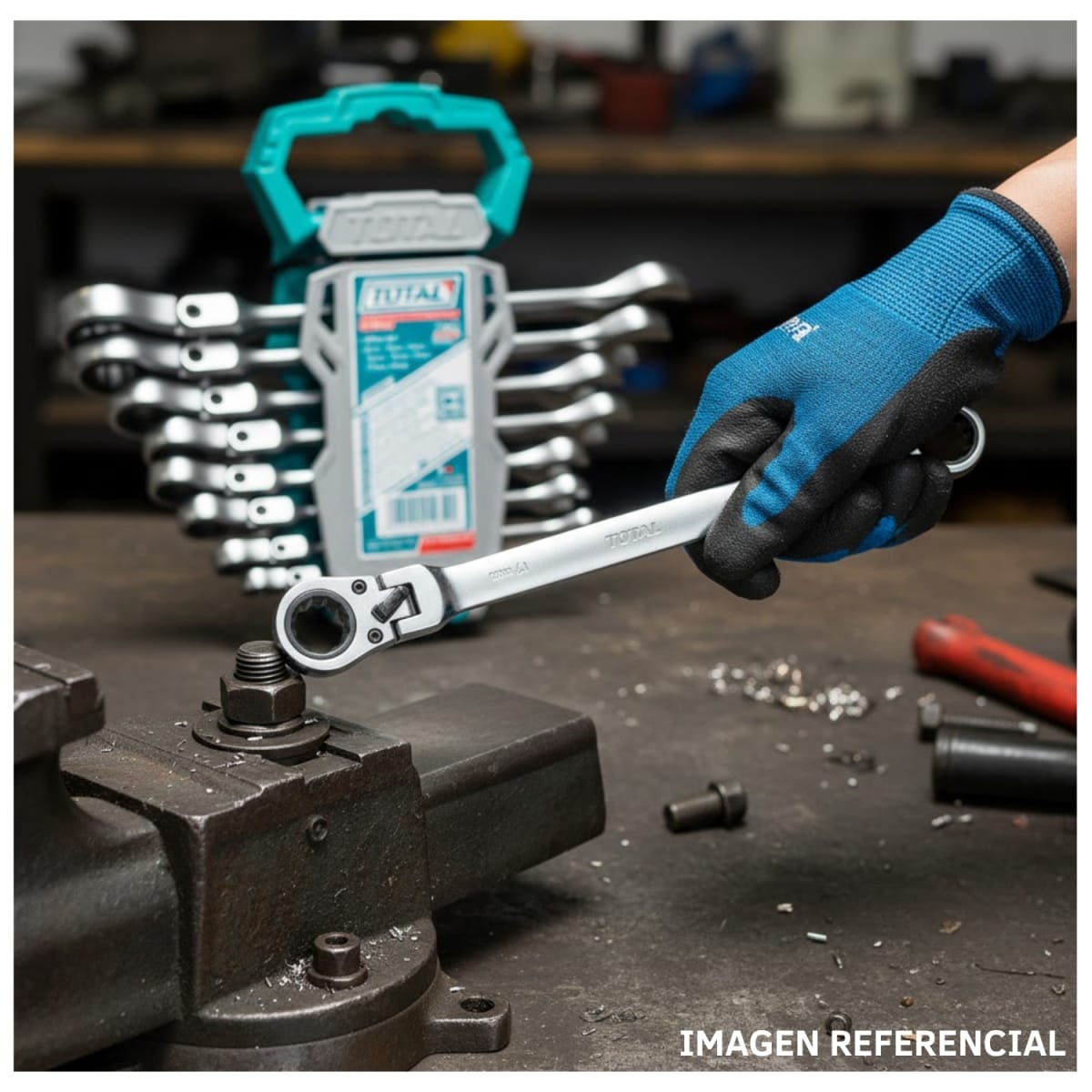 Set de Llaves Combinadas con Ratchet Flexible 8pcs Total6