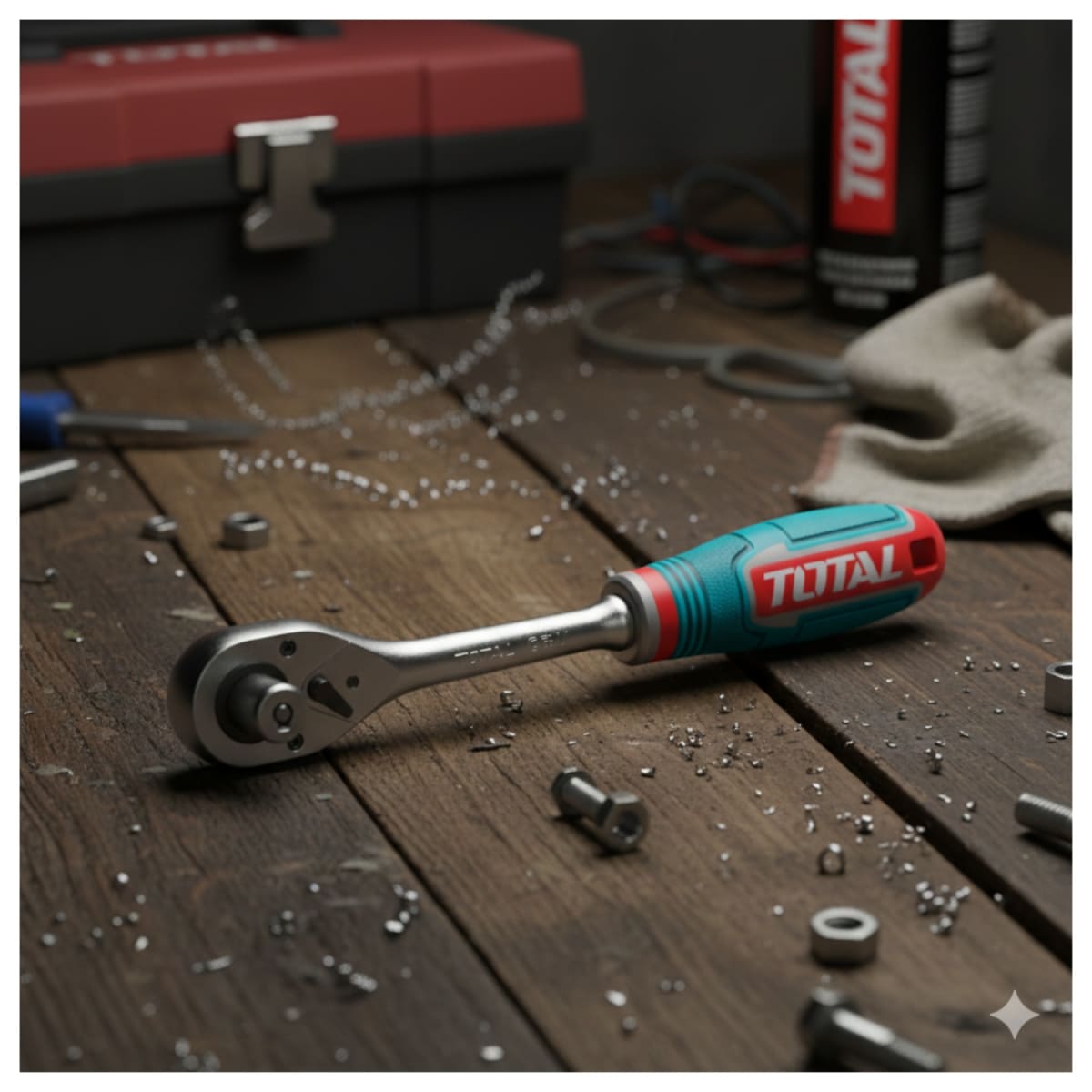 Ratchet Reversible 1/4'' Total2