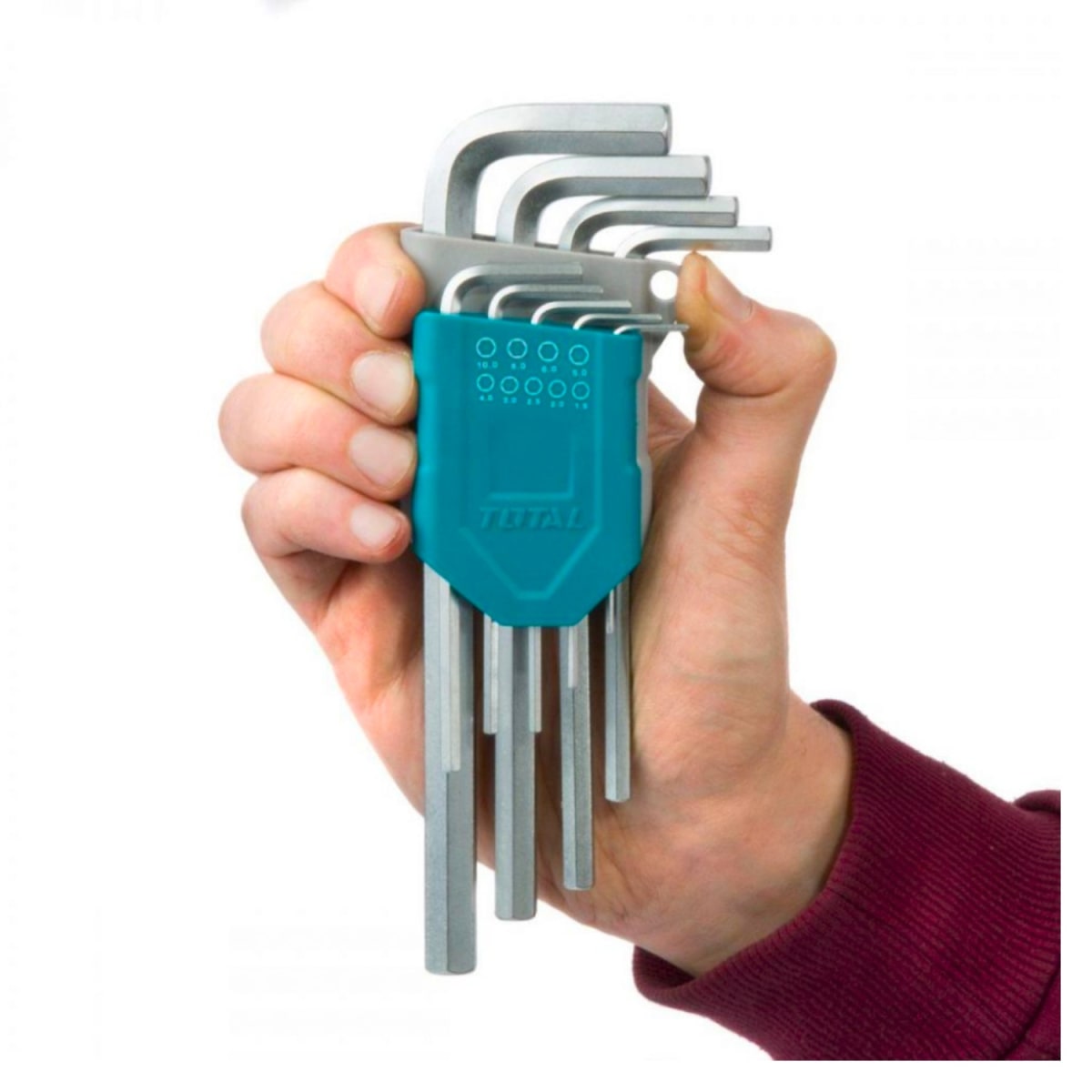 Set de Llaves Allen 1.5-10mm 9pcs Total4