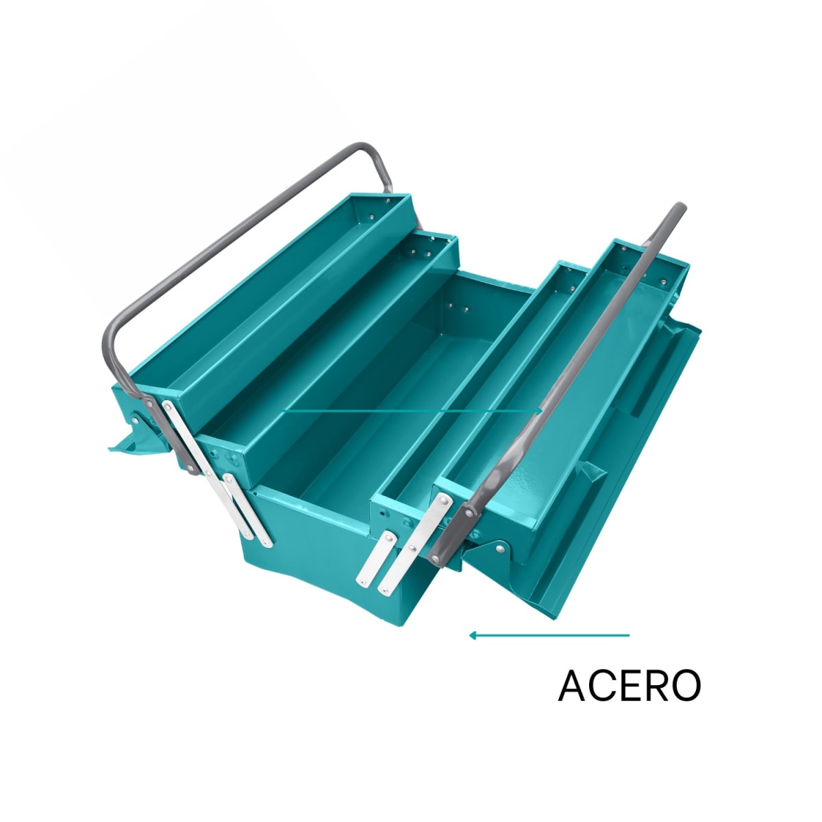 Caja de Herramientas tipo acordeon 50cm Total3