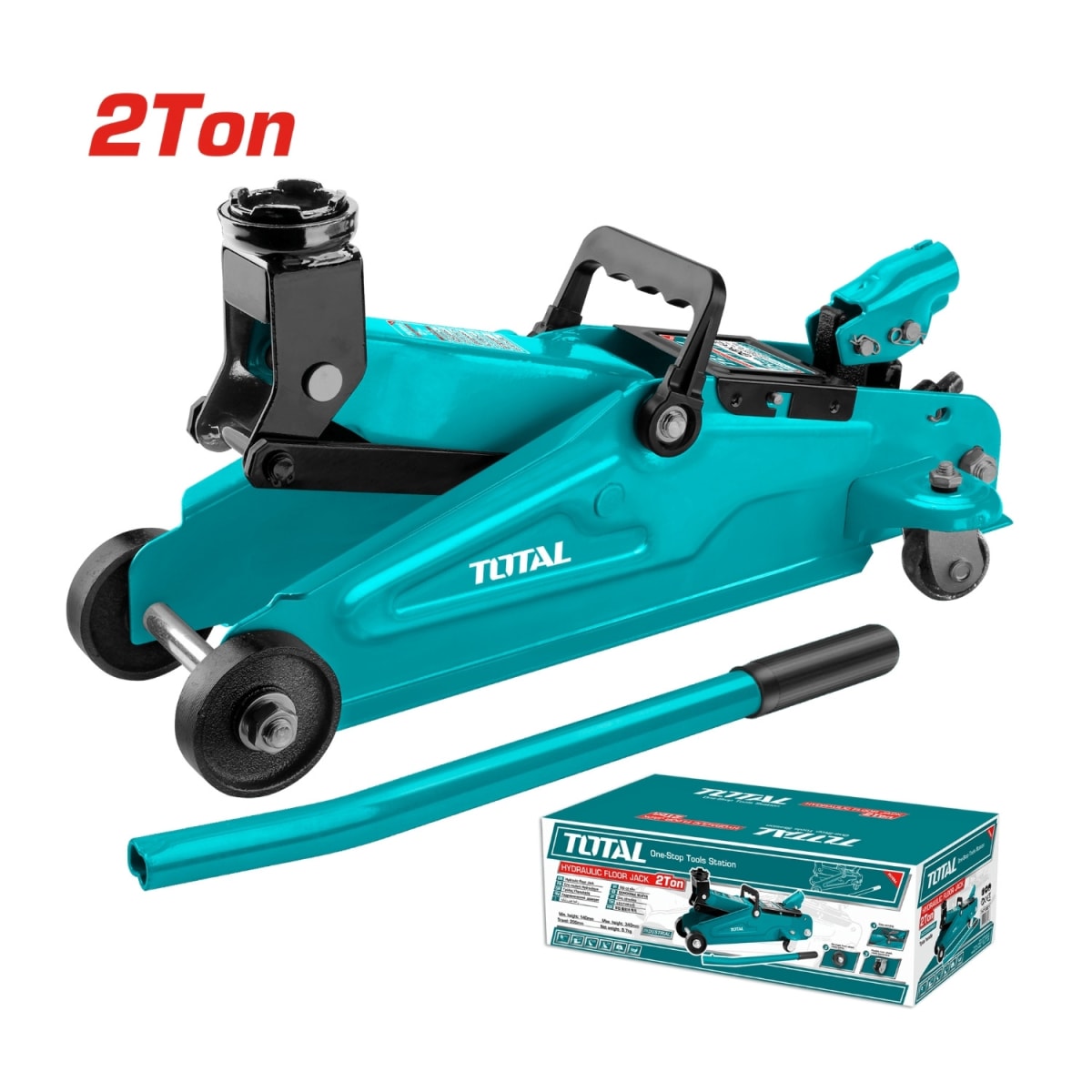 Gata hidraulica tipo lagarto 2 toneladas Total2