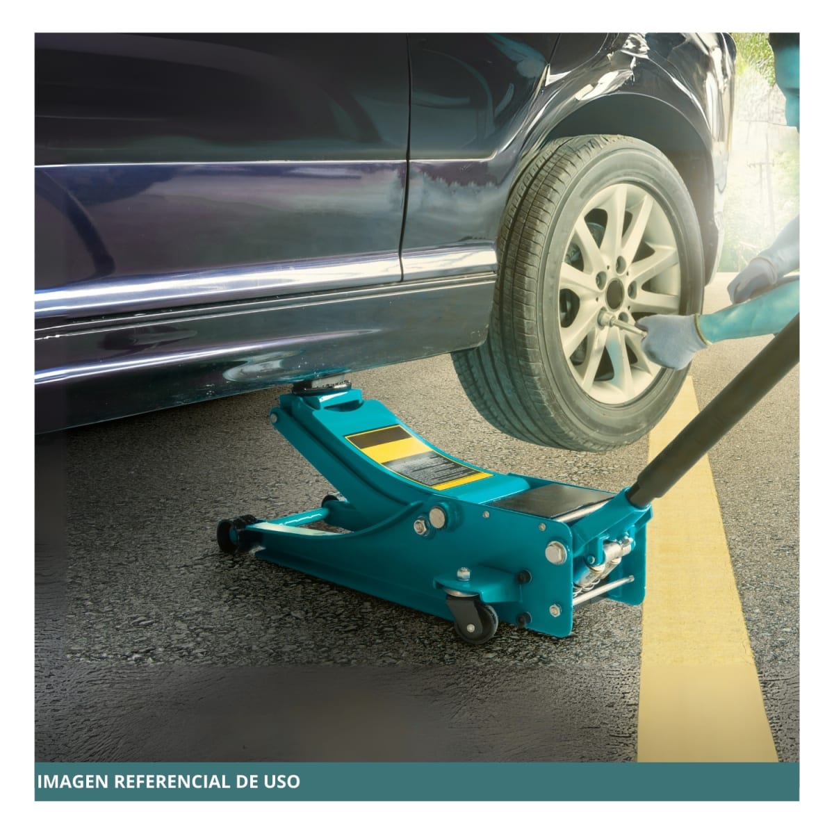 Gata hidraulica tipo lagarto 2 toneladas Total4