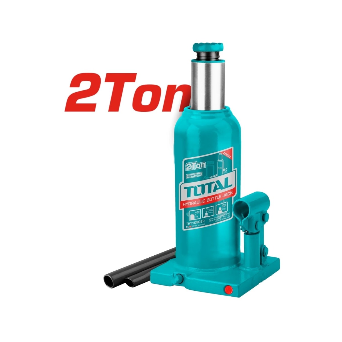 Gata hidráulica tipo botella 2 toneladas Total2