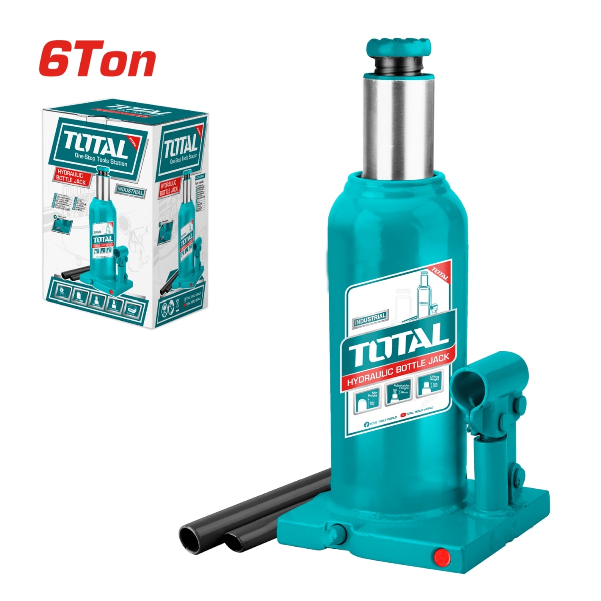 Gata Hidraulica tipo Botella 6 Toneladas Total5