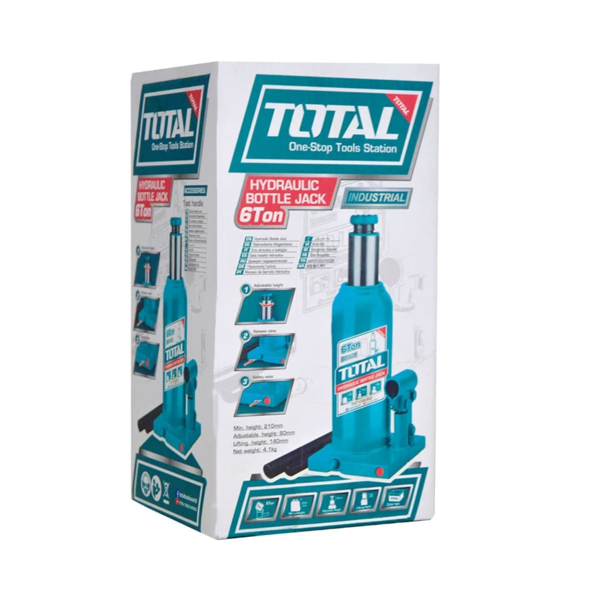 Gata Hidraulica tipo Botella 6 Toneladas Total3