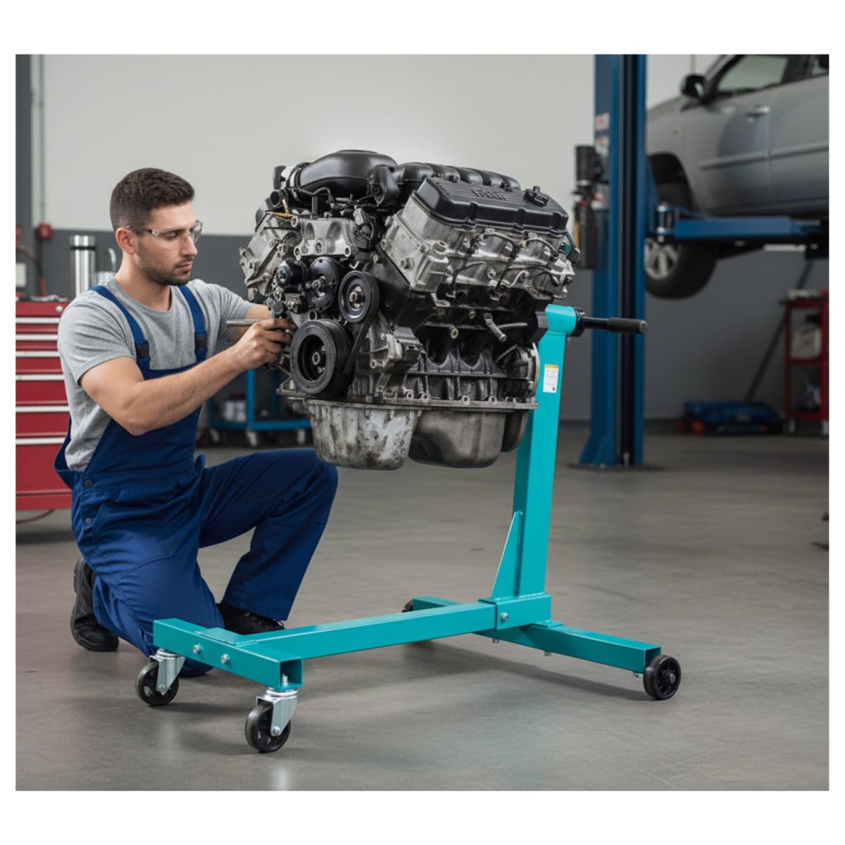 Multibanco Soporte Para Motores 450kg Total4