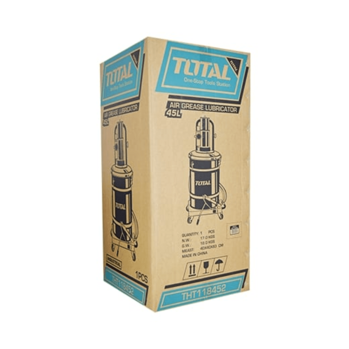 Engrasadora neumática 45 litros industrial Total6