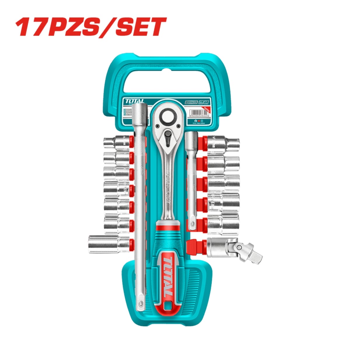 Set Rachet 1/2'' + Dados 17pcs Total2