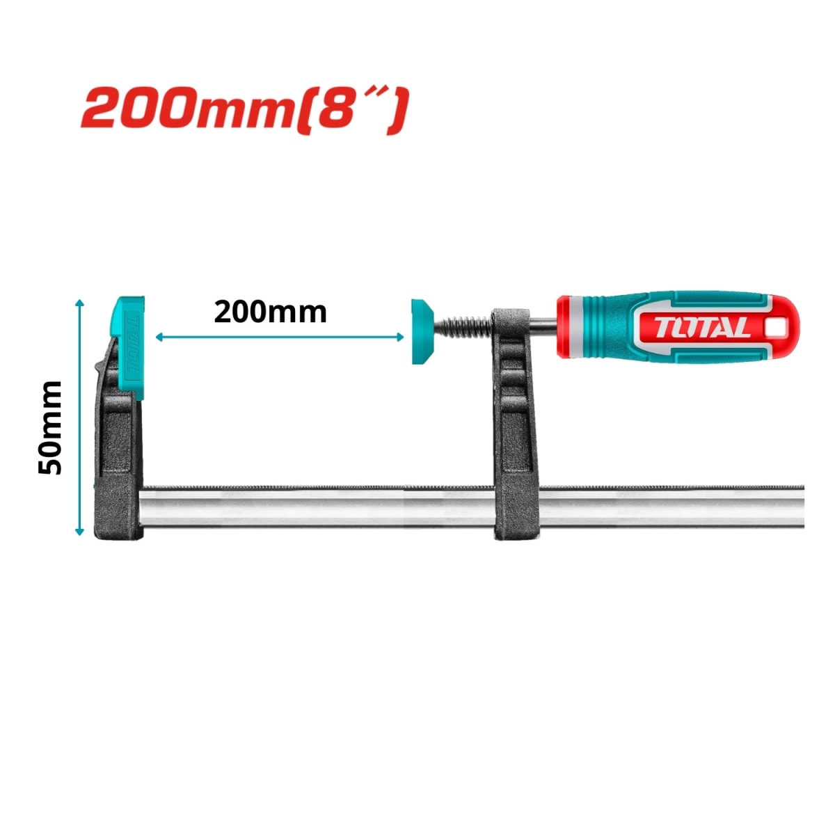 PRENSA SARGENTO TIPO F 50×200MM TOTAL2