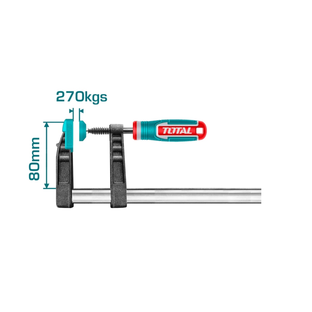 PRENSA SARGENTO TIPO F 80×300MM TOTAL3