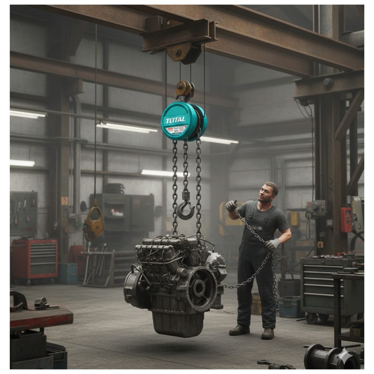 Tecle 1 tonelada 3 metros Total3