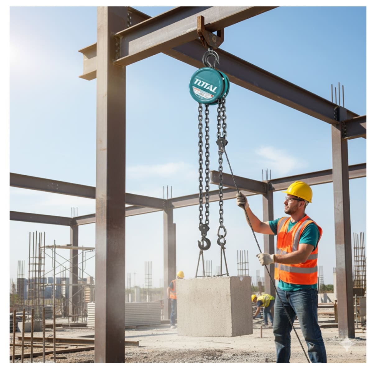 Tecle 3 tonelada 3 metros Doble Cadena Total3