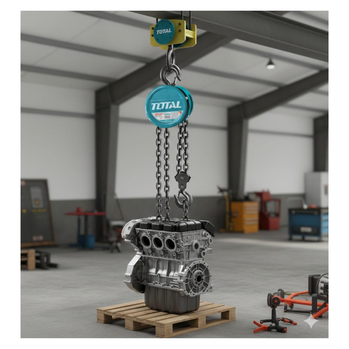 Tecle 5 tonelada 3 metros Doble Cadena Total3