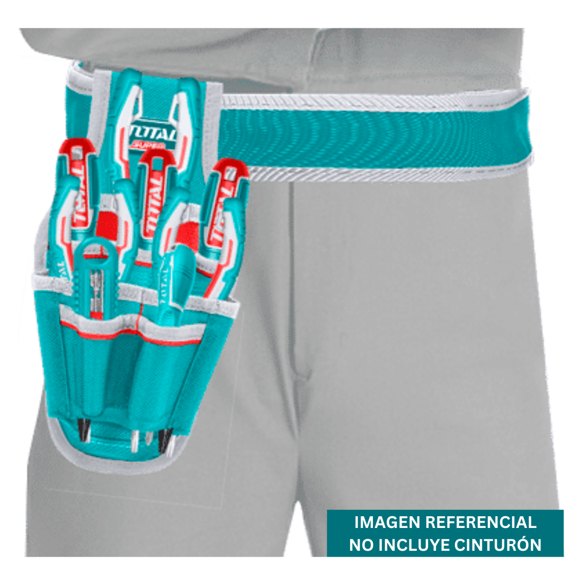 Bolsillo para porta herramientas 7 bolsillos Total4