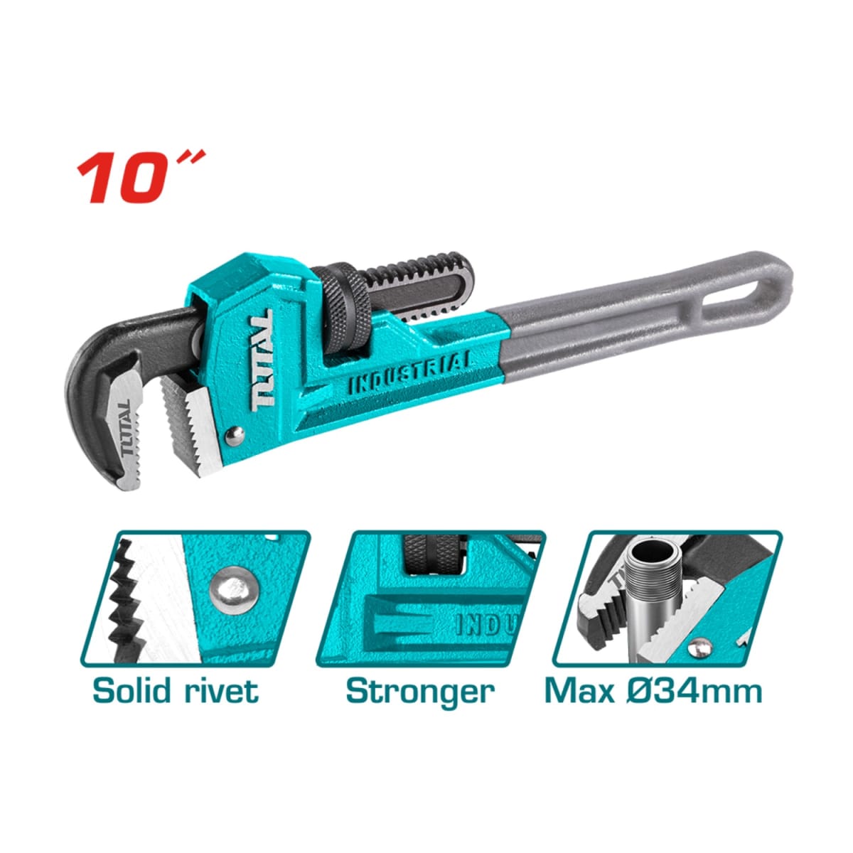 Llave stilson 10