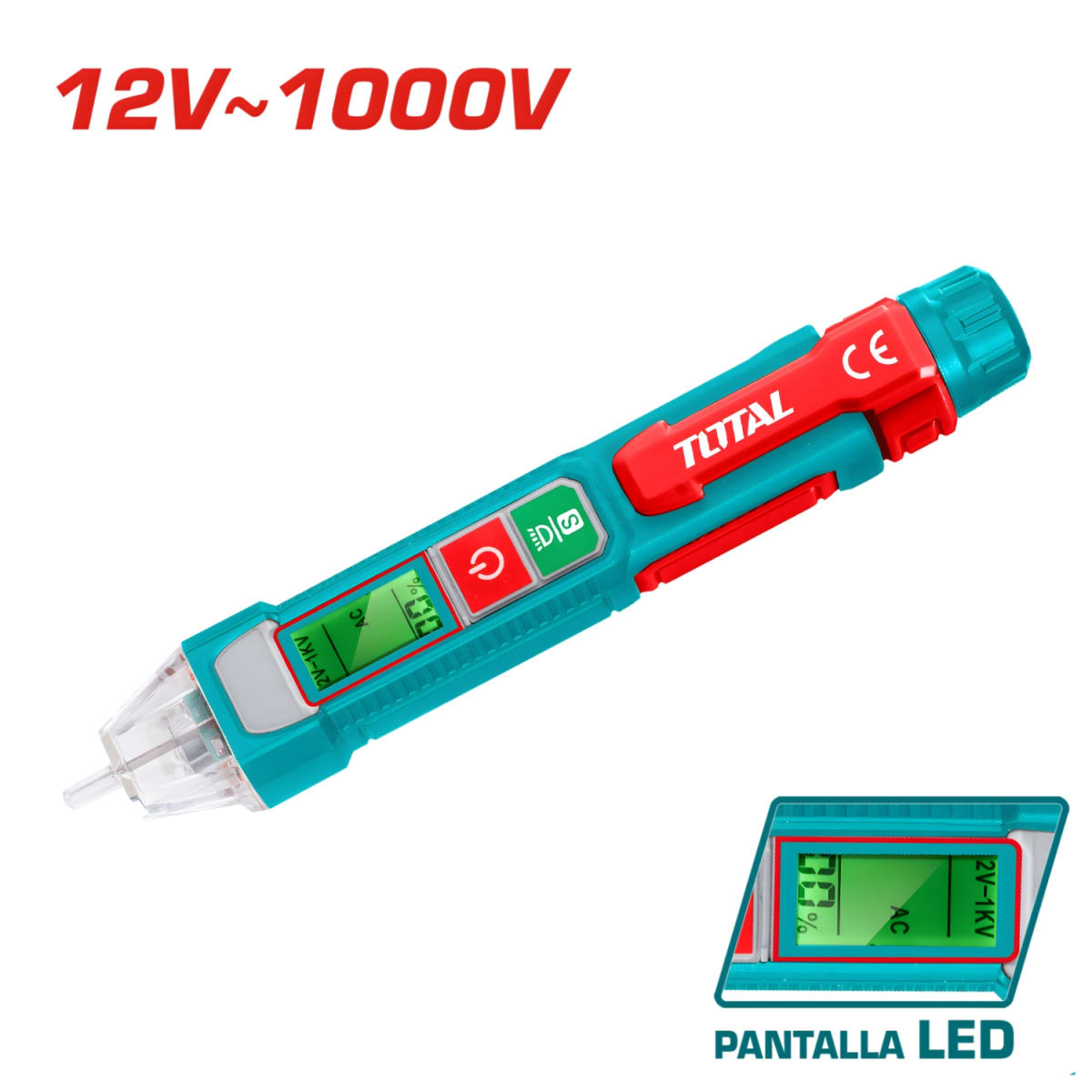 Detector de Voltaje AC Led Alta 12V-1000V Total4
