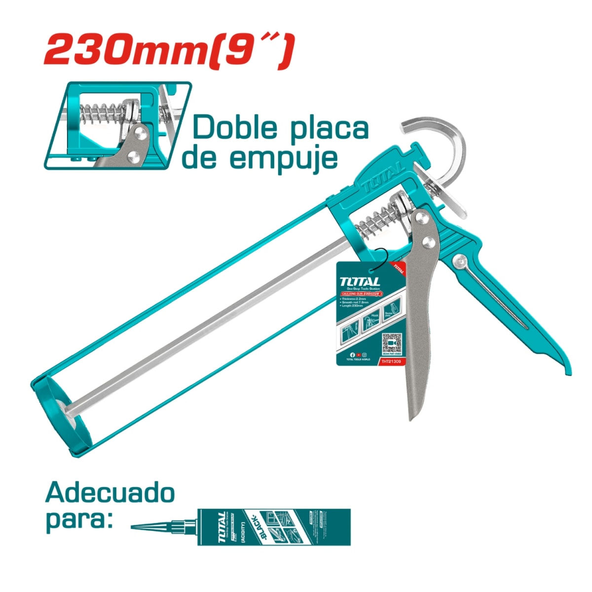 Pistola Calafateo de Aluminio 230mm 9