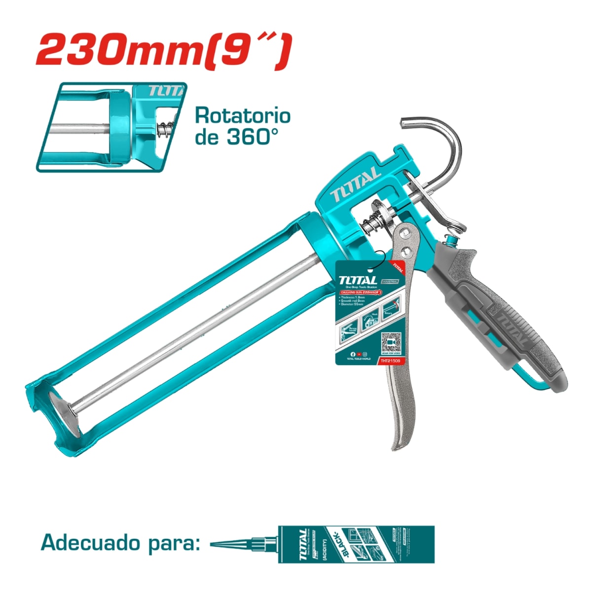 Pistola Calafateo de Aluminio 230mm 9