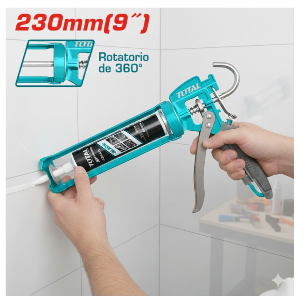 Pistola Calafateo de Aluminio 230mm 9