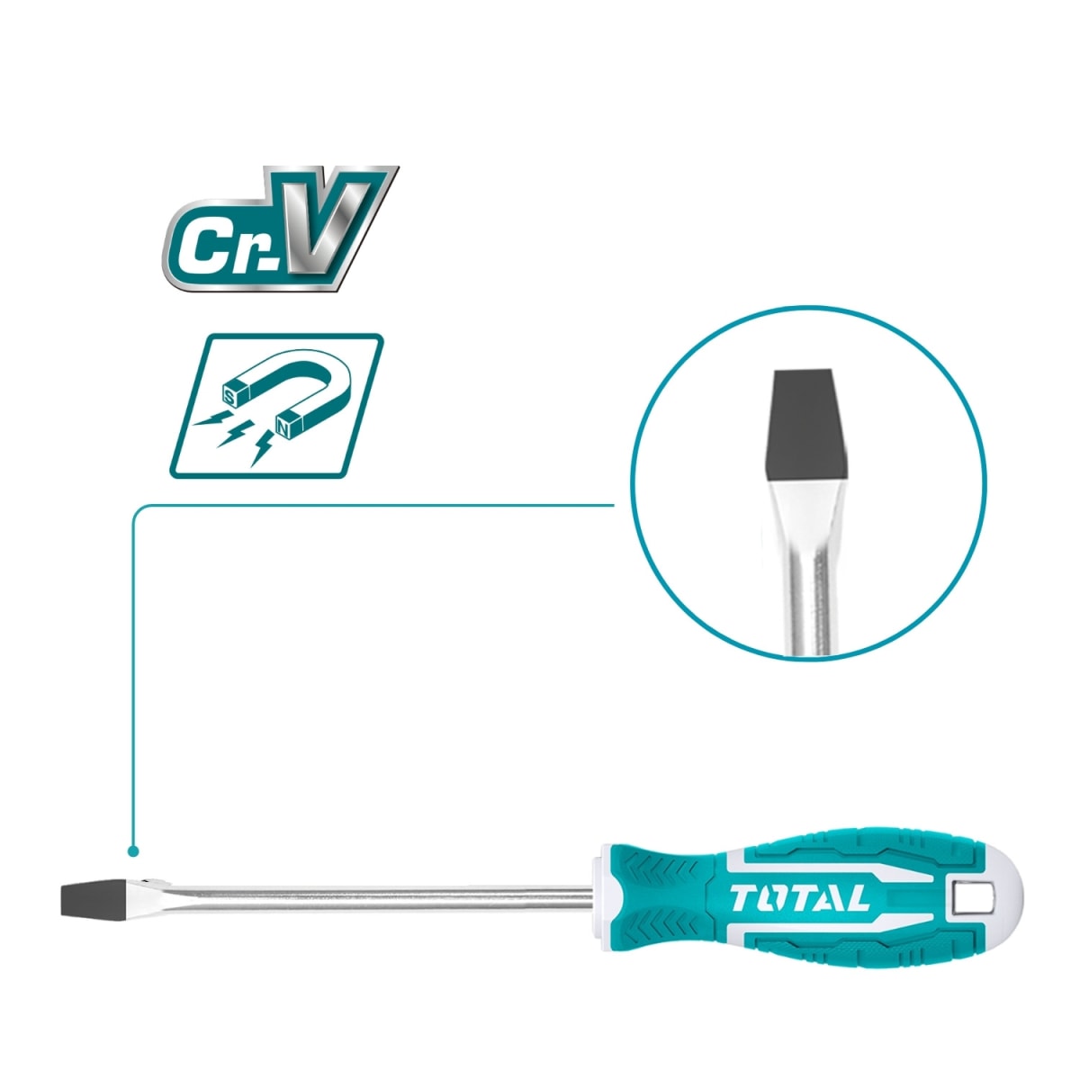 Juego de 8 destornilladores Total3