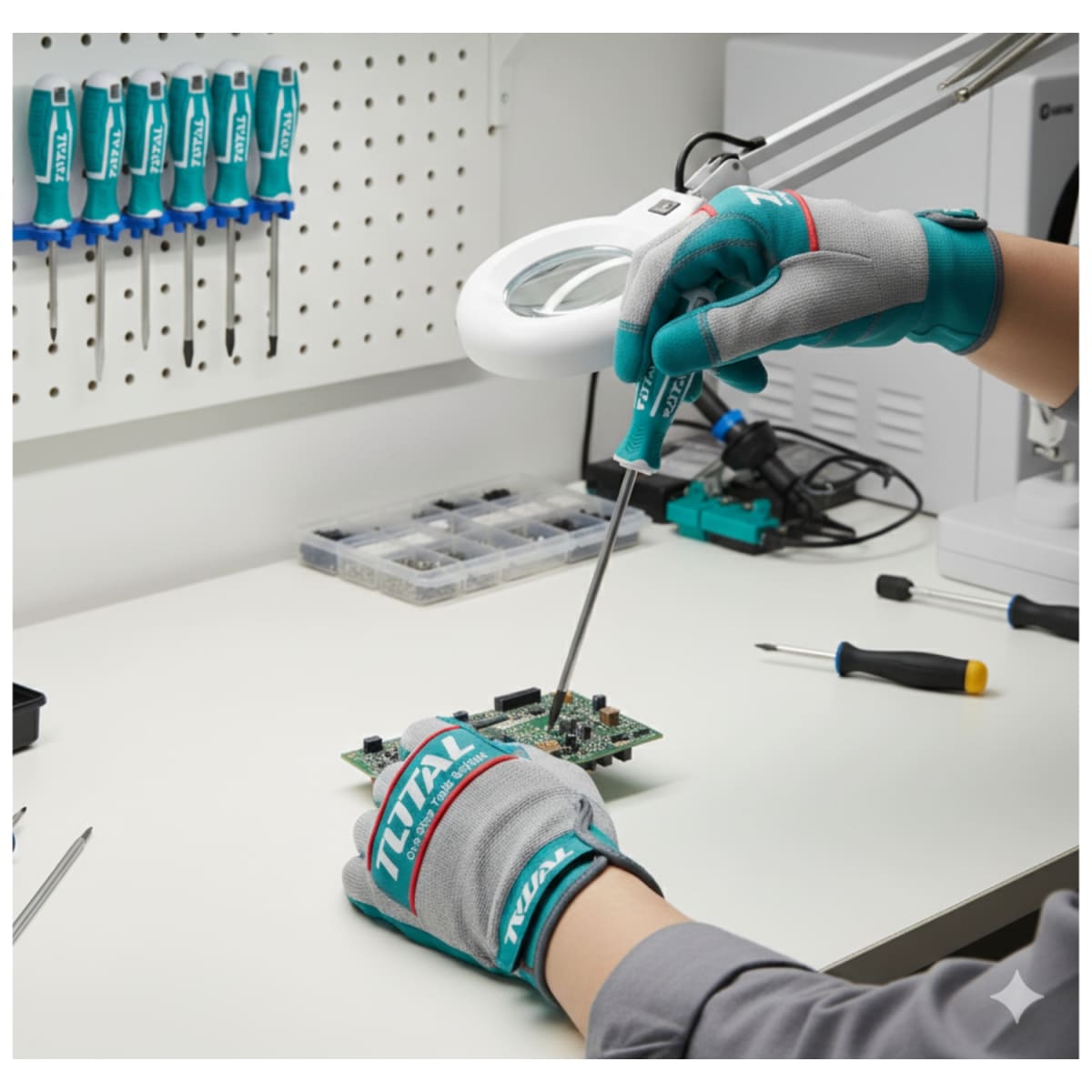 Set de Destornilladores 10pcs magnetico Total3