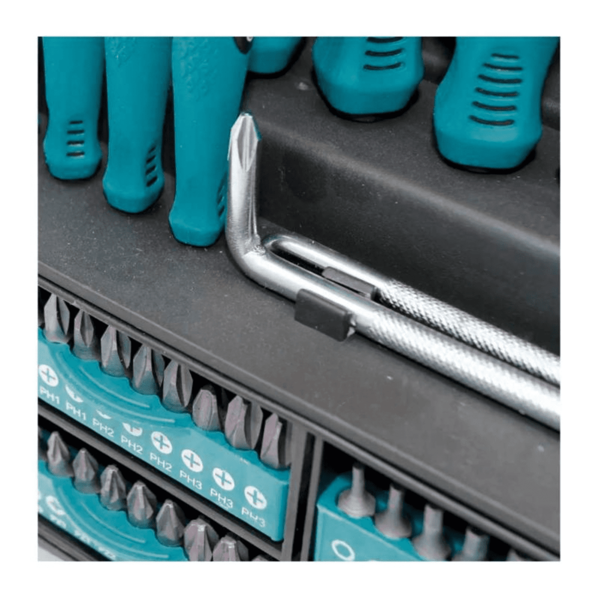 SET DESTORNILLADORES 100 PZS TOTAL5