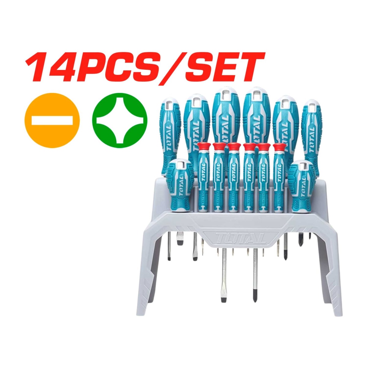 Juego de 14 desarmadores Total2