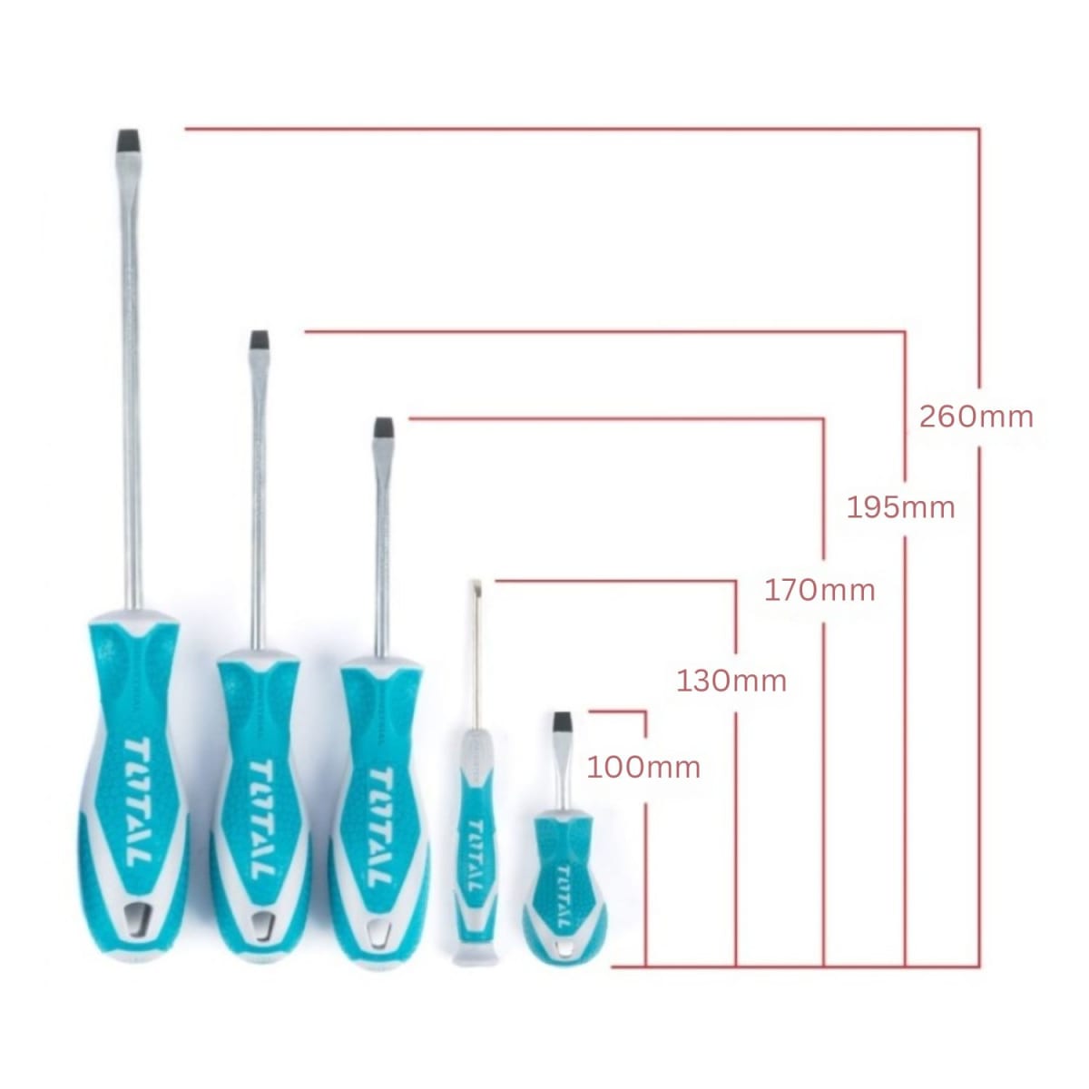Juego de 14 desarmadores Total3