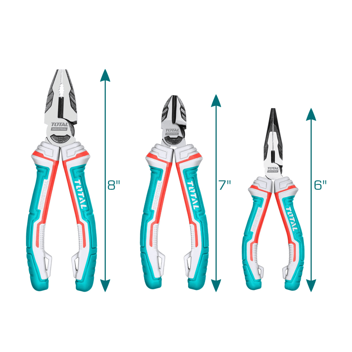Set de alicates universal corte y punta Total3