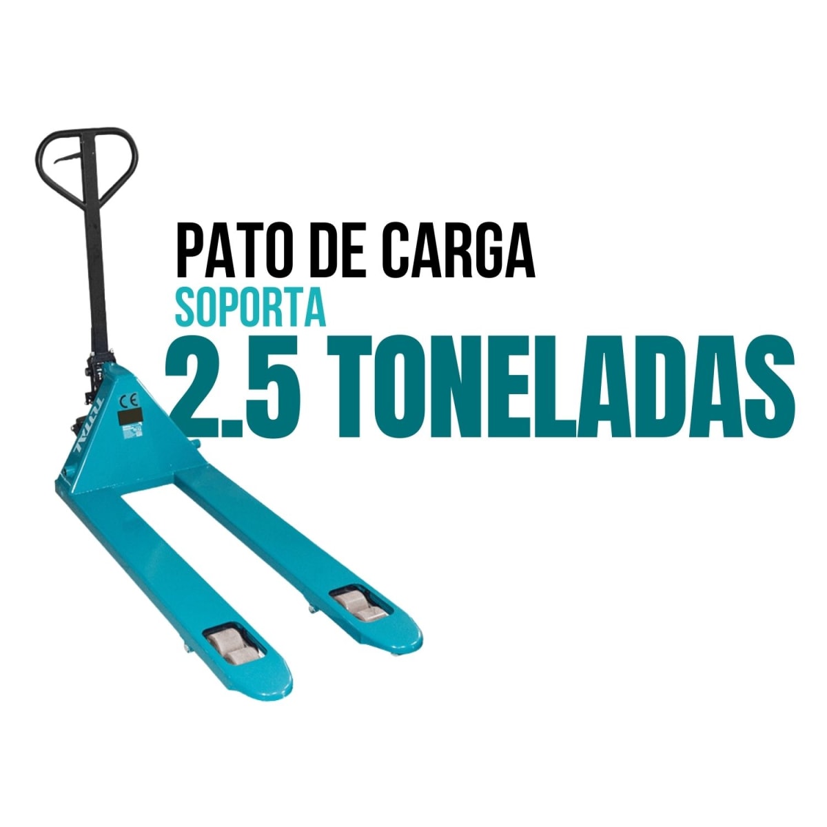 Pato de carga soporta 2.5 toneladas Total3