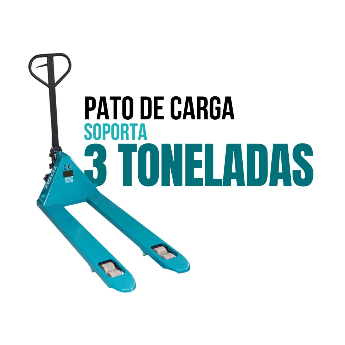 Pato de carga soporta 3 toneladas Total2