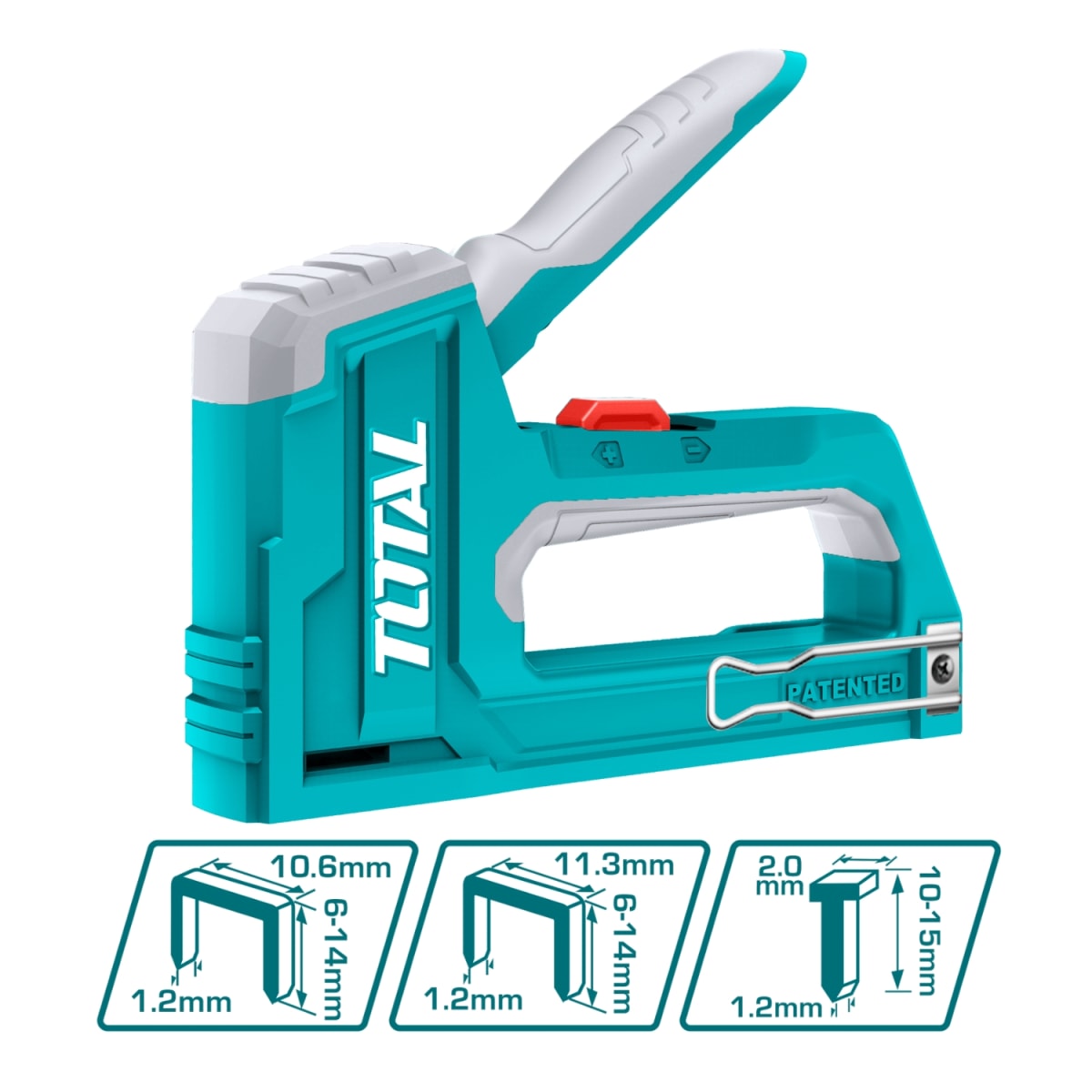 Engrapadora Clavadora 2 en 1 metalica 6-14mm Total3