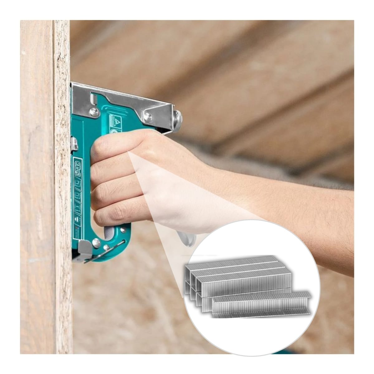 Grapas 10mm 1000pzs/ caja Total4