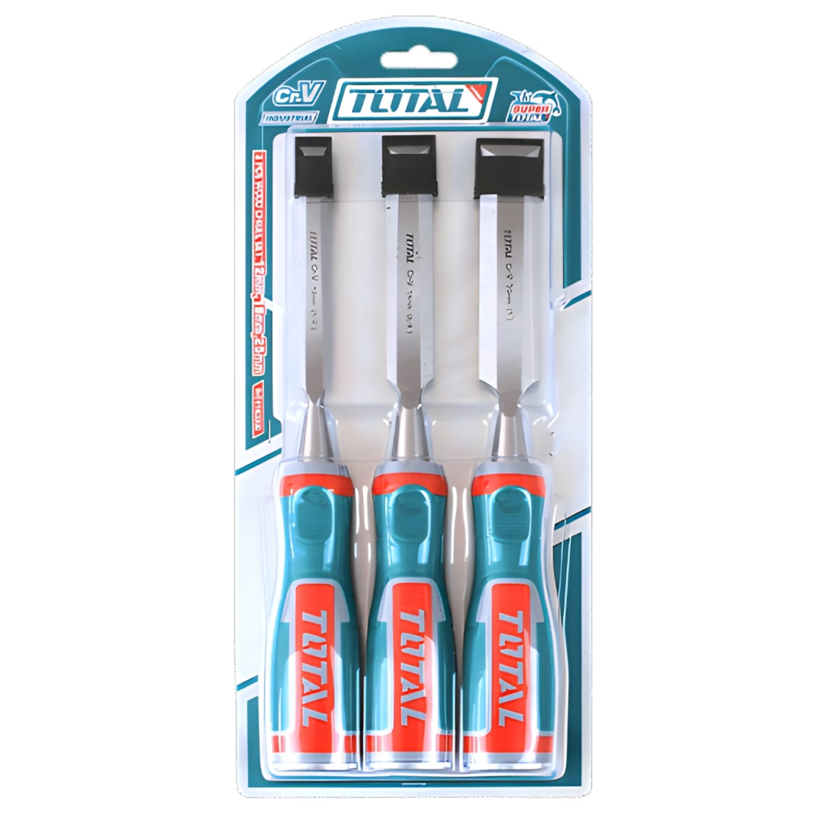 Set de Cinceles/Formones 3pcs Industrial Total6