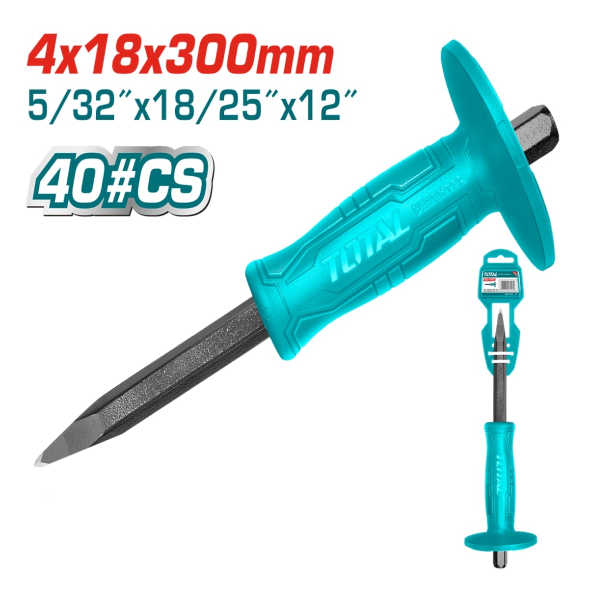 Cincel de Concreto 300mm Total2