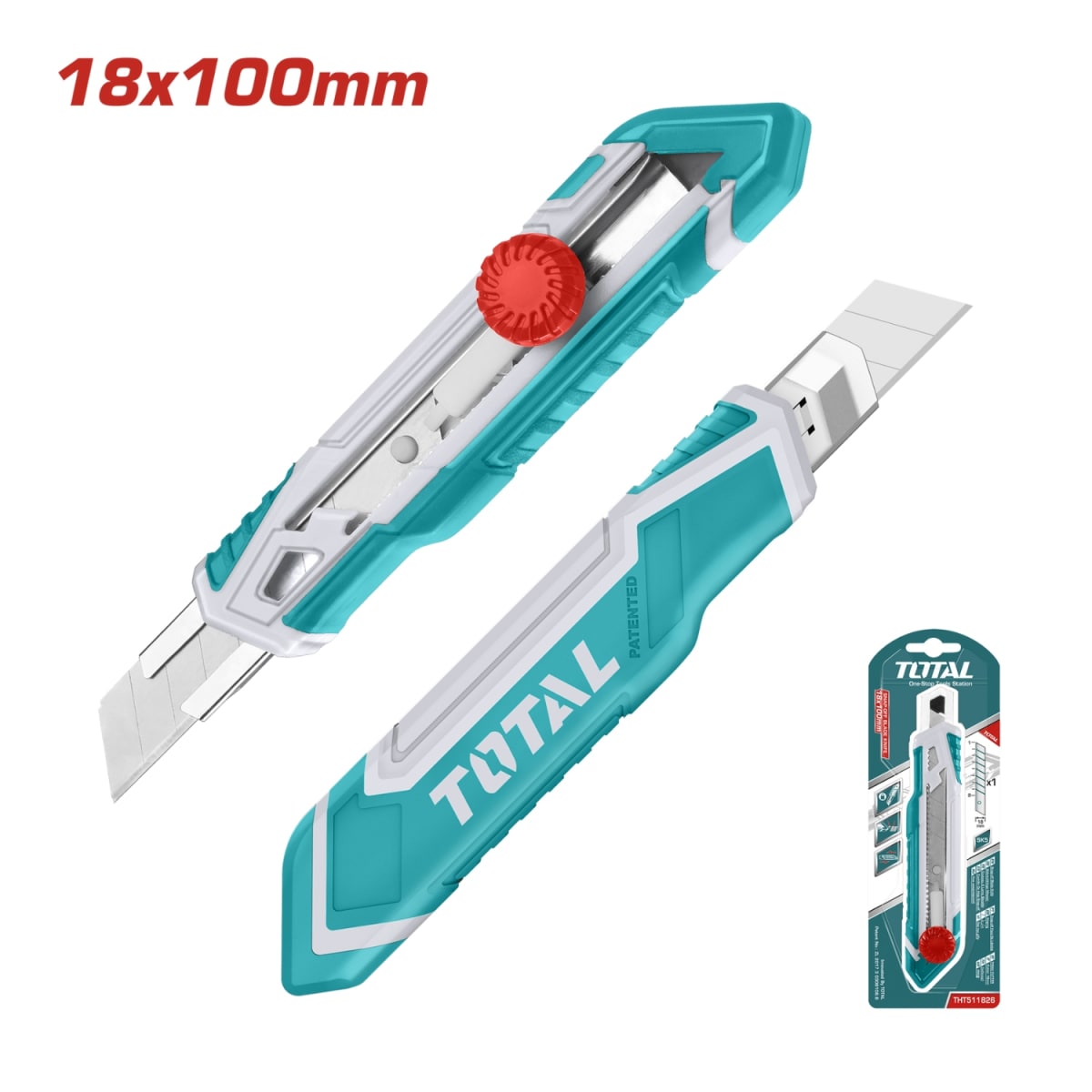 Cuchilla/Cutter Desglosable 18x100mm Total2