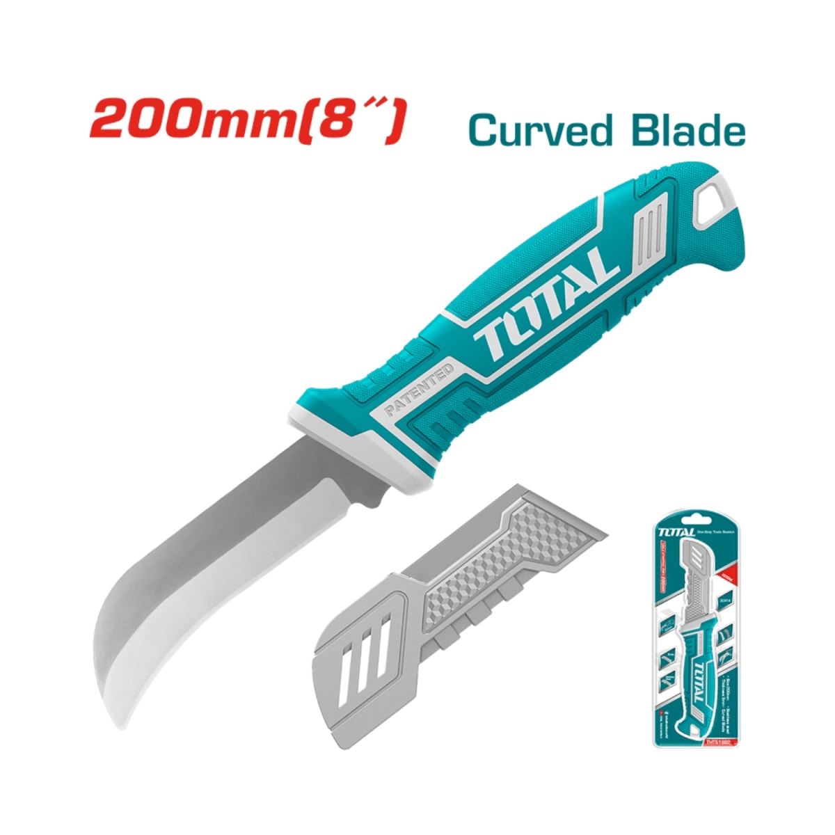 Cuchilla PelaCable Curva 200mm Ergonomico Total2
