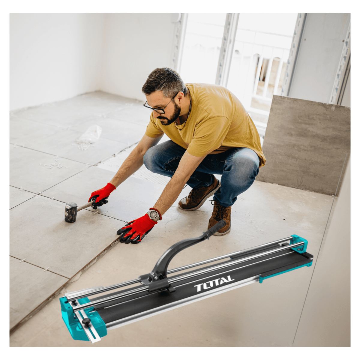 Cortadora de mayólica porcelanato 120 cm Total6