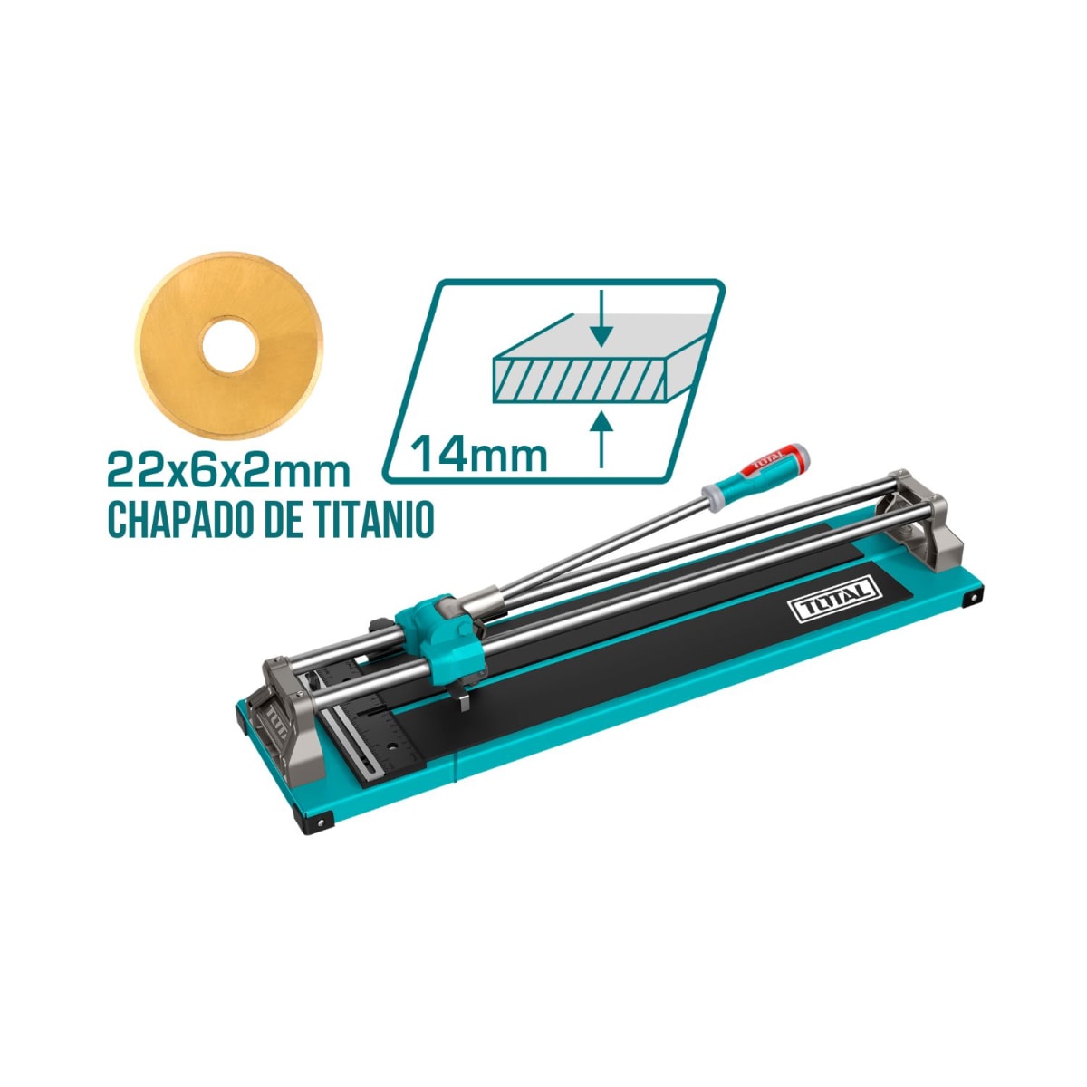 Cortador de mayólica 60 cm Total4