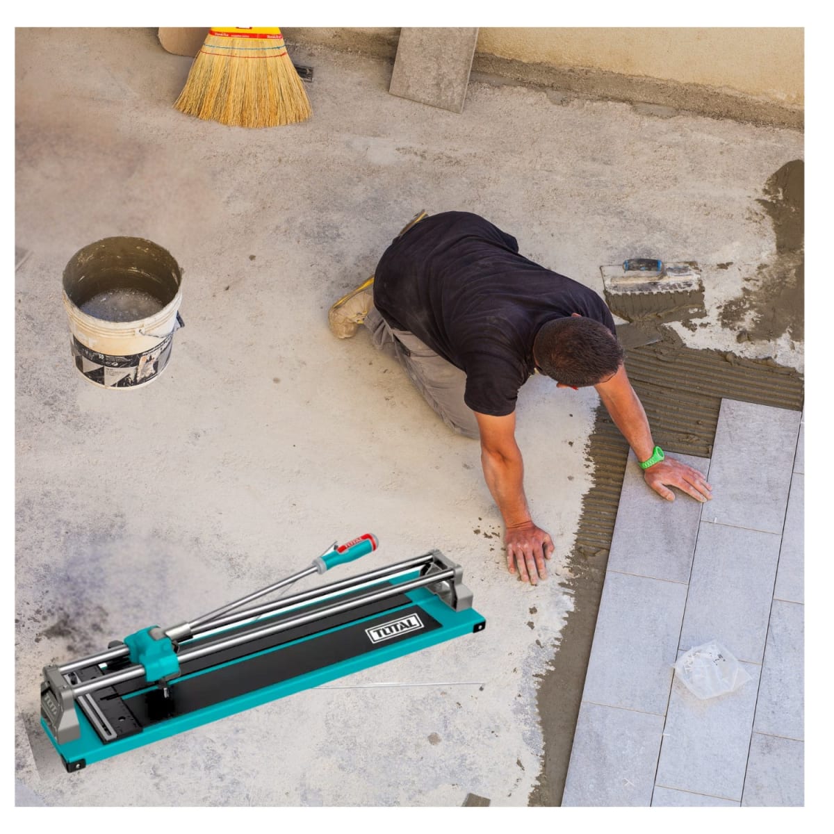 Cortador de mayólica 80 cm Total4