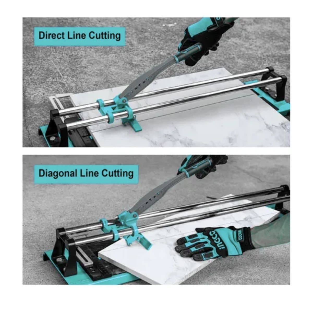 Cortador de mayólica 120cm + 541 accesorios industrial Total7