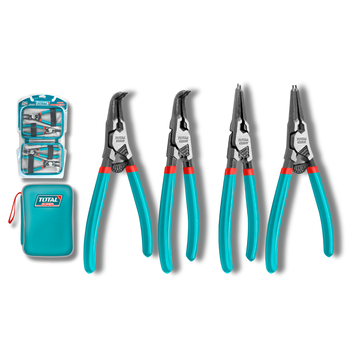 Juego de alicates saca seguros 4 piezas Total6
