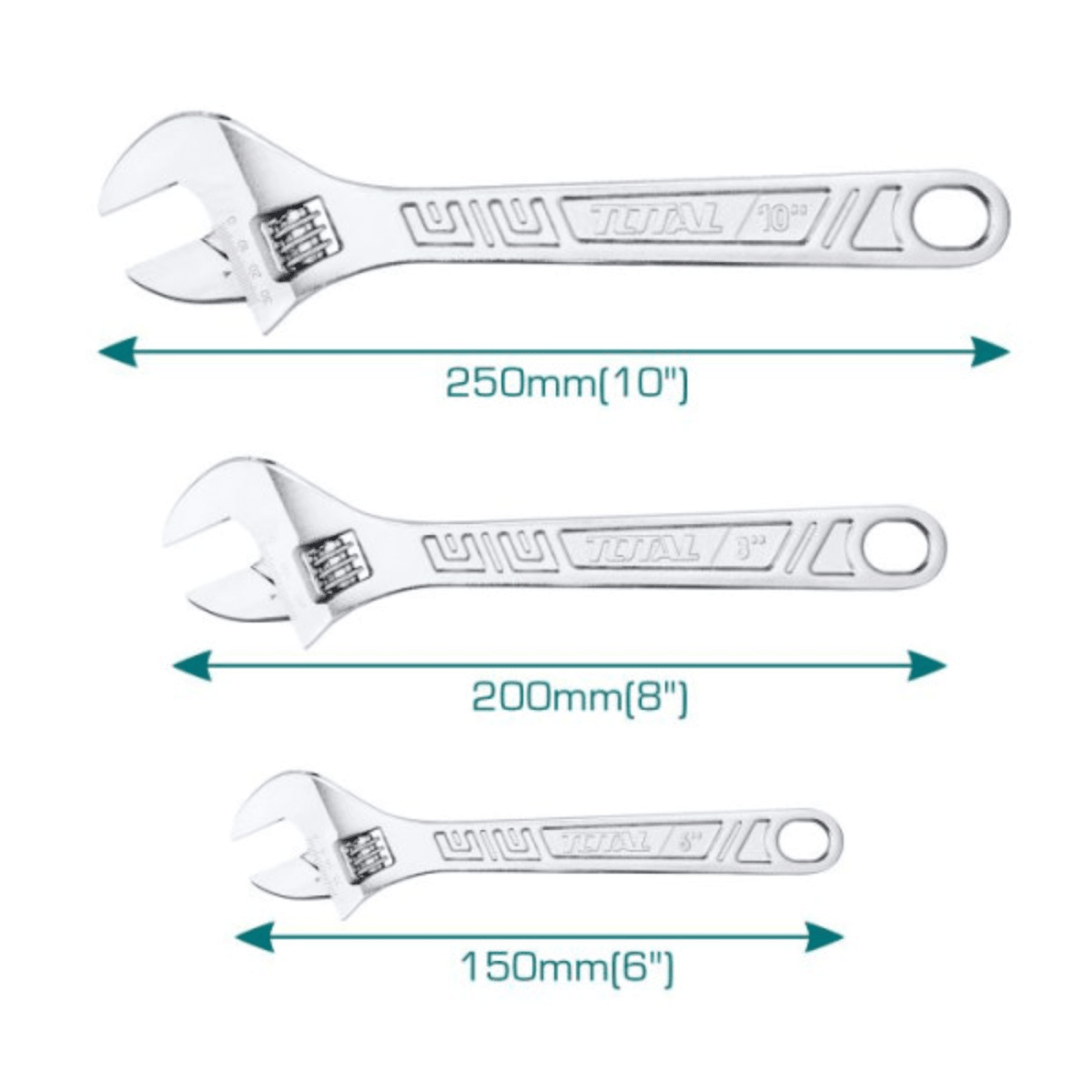 Juego de llaves francesas de 6