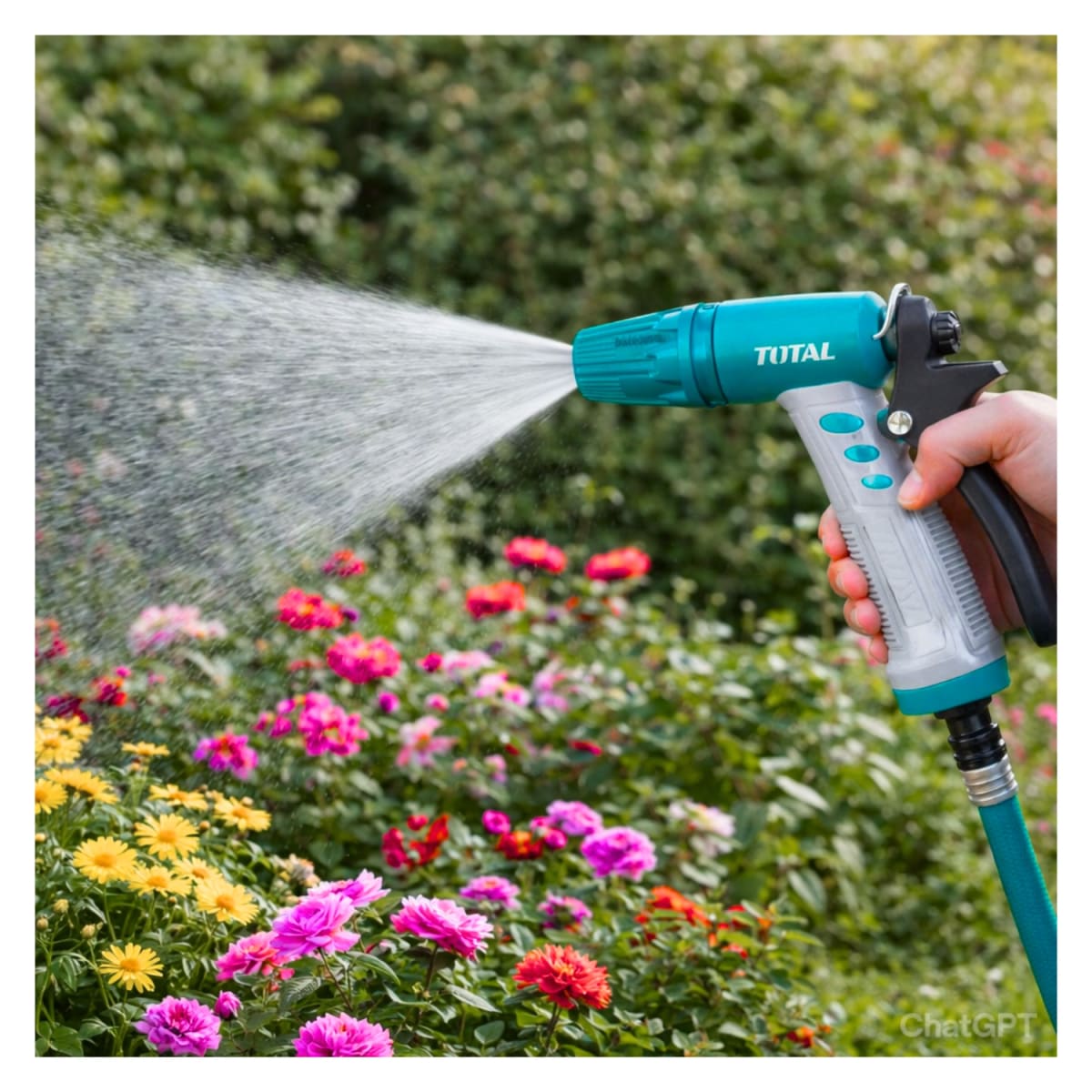 Pistola de Agua 3 Funciones Mango Ergonomico Total2